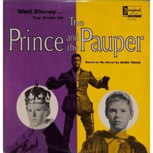 Disney - Prince and the Pauper - Vinyl LP Record 1963